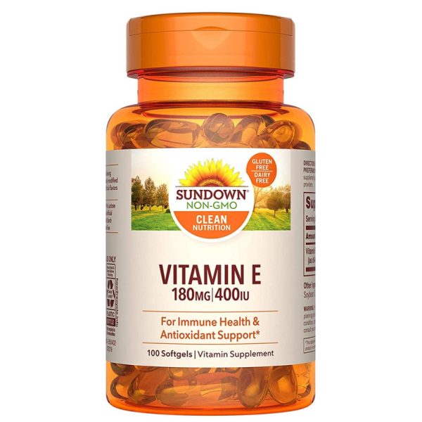 Sundown Naturals Vitamin E 180MG/400IU (100 Cápsula em Gel)