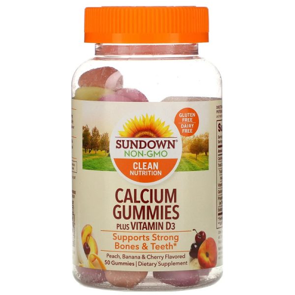 Sundown Nutrition Calcium Plus Vitamin D3 (50 Gummies)