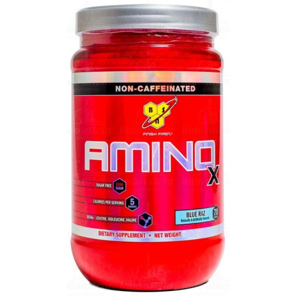 Suplemento BSN Amino X Blue Raz descafeinado 435 gr