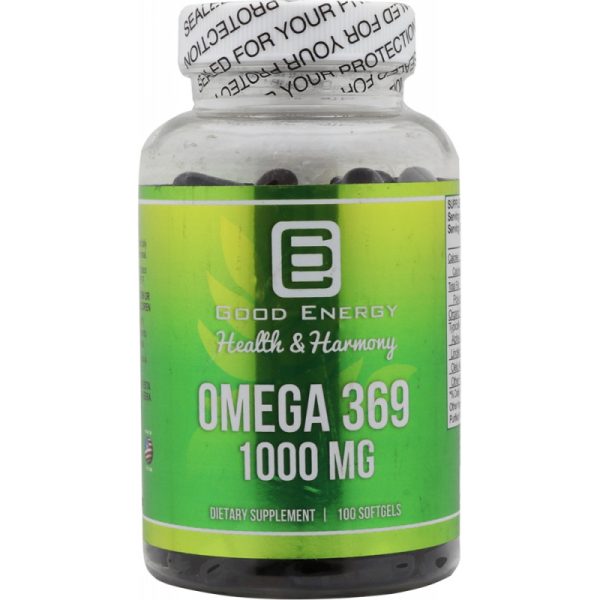 Suplemento Good Energy Omega 369 1000 mg 100 Capsulas