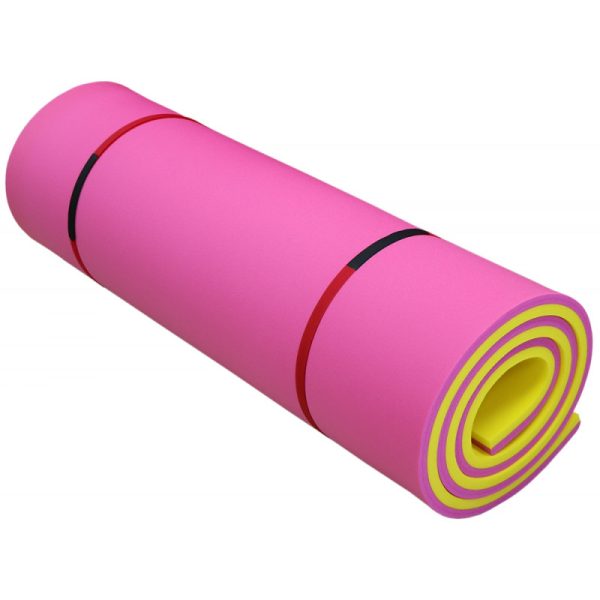 Tapete Flutuante XPE 300x138x3.5cm Amarelo/Rosa