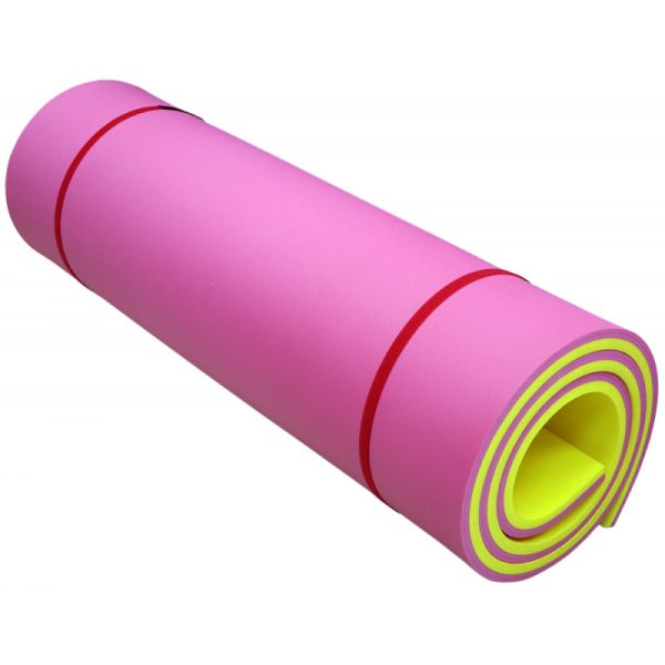 Tapete Flutuante XPE 350x150x3.5cm Amarelo/Rosa