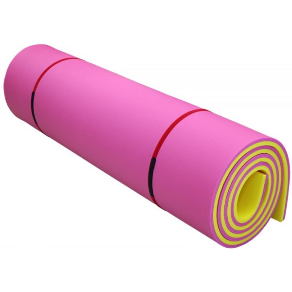 Tapete Flutuante XPE 460x180x3.5cm Amarelo/Rosa