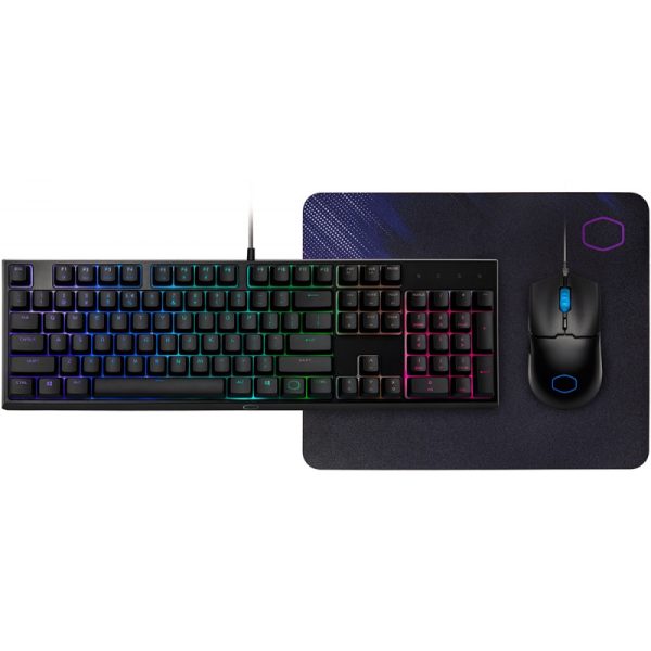 Teclado e Mouse + Mousepad com Fio Cooler Master MS112 (Inglês)