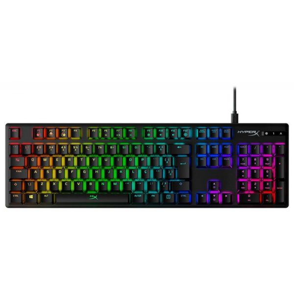 Teclado Gaming Kingston HyperX Alloy Origins HX-KB6RDX-US com Fio - Preto (Inglês)