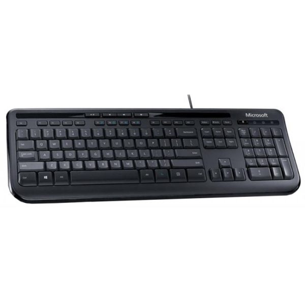 Teclado Microsoft com Fio 600 ANB-00004 USB Espanhol Preto