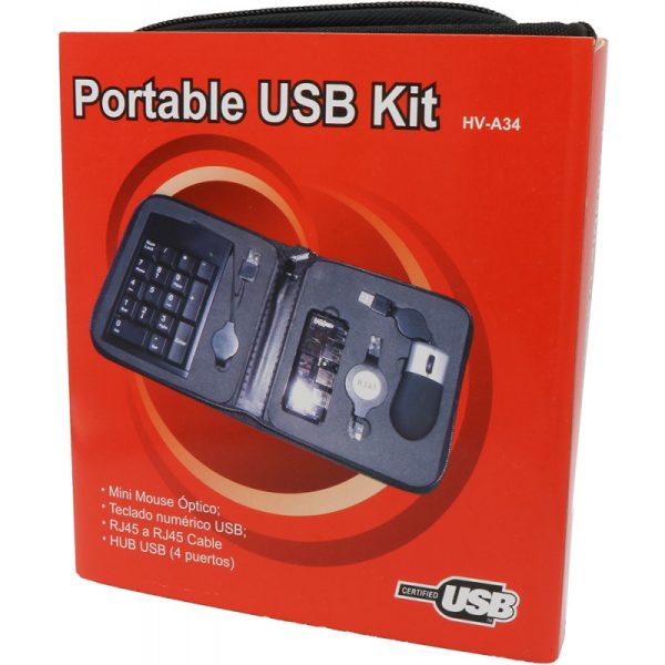 Teclado Numérico Portable USB Kit - HV-A34