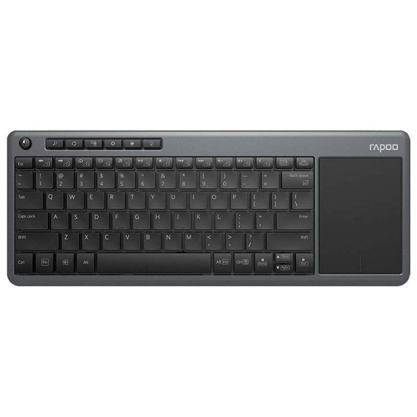 Teclado Rapoo K2600 Touch sem Fio (Cinza-Inglês)