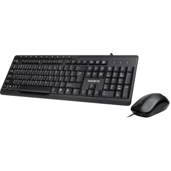 Teclado y Mouse Gigabyte KM6300 USB Preto (Inglês - com Fio)