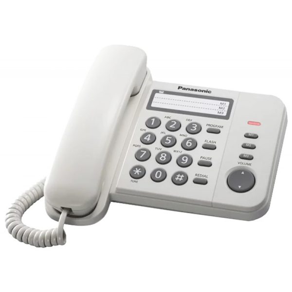 Telefone Fixo Panasonic Com Fio KX-TS520LXW