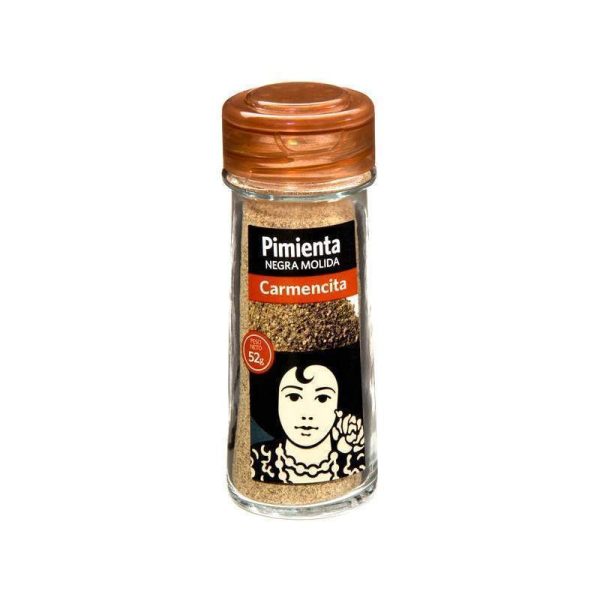 Tempero Carmencita Pimenta Preto Moída 52g