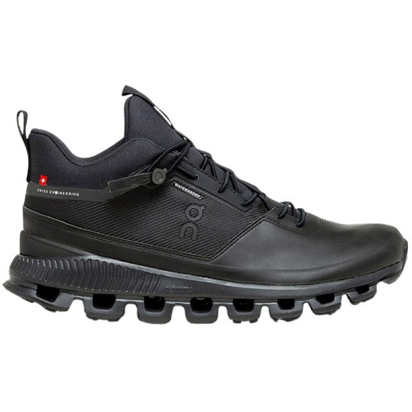 Tênis On Running Cloud Hi Waterproof 28.99672 All Black - Feminino