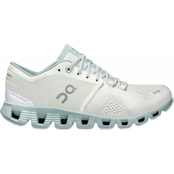 Tênis On Running Cloud X 40.99036 Aloe/Surf - Feminino