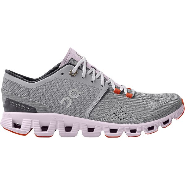 Tênis On Running Cloud X 40.99041 Alloy/Lily - Feminino