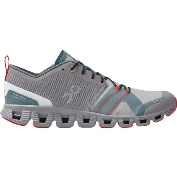 Tênis On Running Cloud X Shift 38.99127 Alloy/Red - Masculino