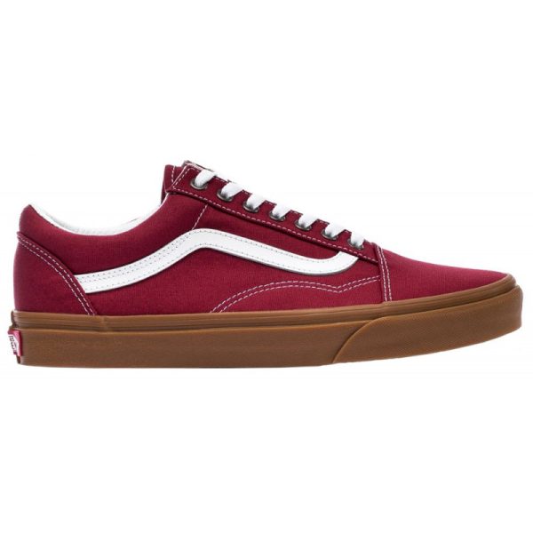 Tênis Vans Old Skool (Gum) Rosewood  VN-0A3WKXFS1 True White - Masculino