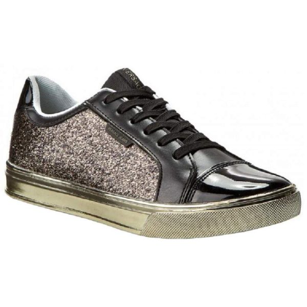 Tênis Versace Easy Leath. Glitter E0VPBSC3 75581 M27 Feminino