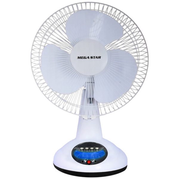 Ventilador de Mesa Mega Star FAN402 Recarregável - Bivolt