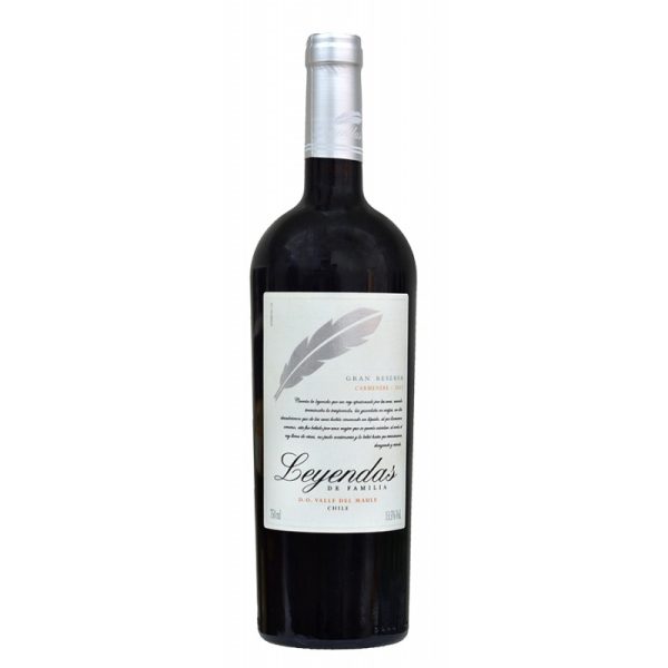 Vinho Leyendas  de Familia Gran Reserva Carmenere 2015 750mL