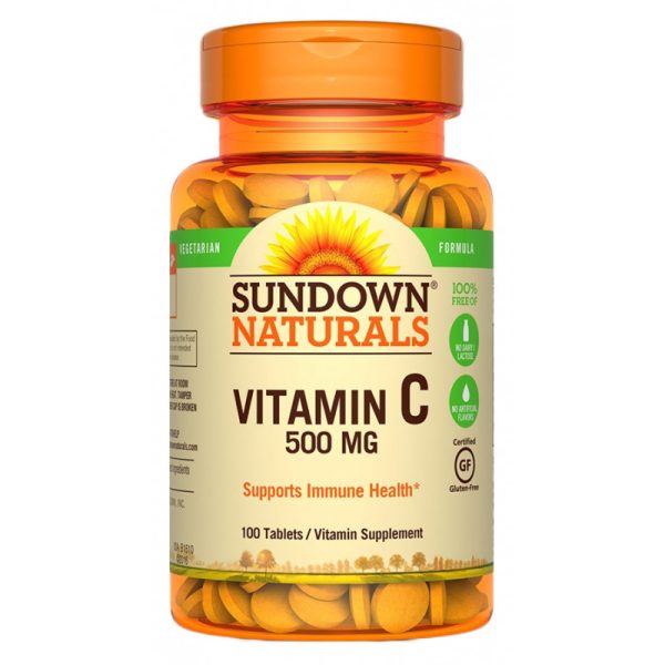 Vitamina C Sundown Naturals 500mg (100 Cápsulas)