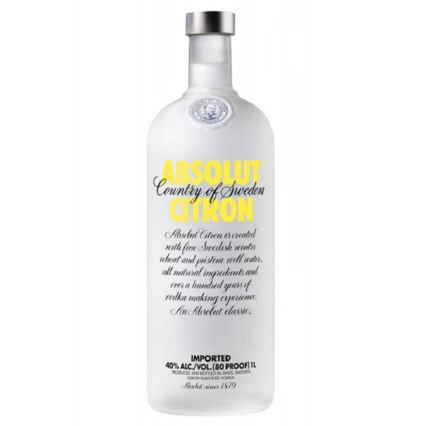 Vodka Absolut Citron  1Lt