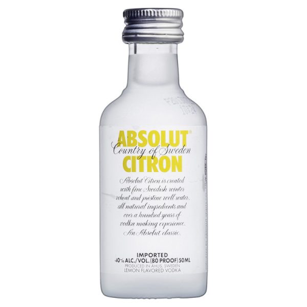 Vodka Absolut Citron 50 ML