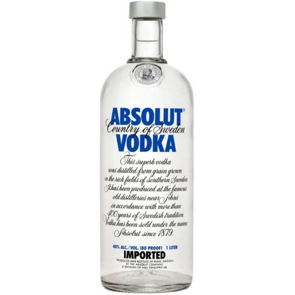 Vodka Absolut Natural 1Lt