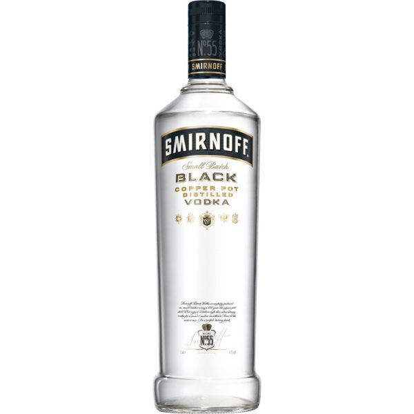 Vodka Smirnoff Black Small Batch 1 Litro