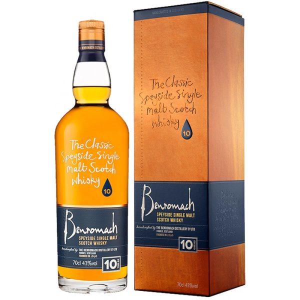 Whisky Benromach 10 Years Old - 700mL