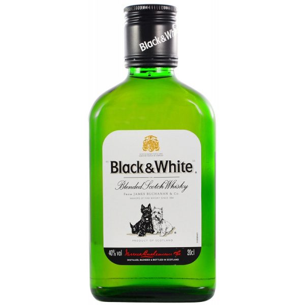 Whisky Black & White 200mL